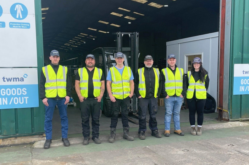 TWMA Celebrates 10 Years LTI-Free at Tullos Materials Management Centre.